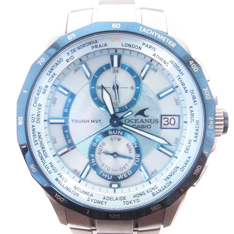 カシオ CASIO オシアナス OCEANUS マンタ 腕時計 タフソーラー 電波 