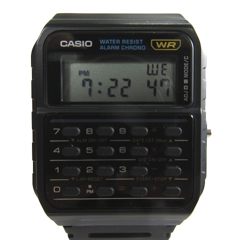 カシオ CASIO 美品 データバンク カリキュレーター チプカシ 腕時計 