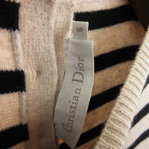 クリスチャンディオール Christian Dior ニットワンピース 半袖 CDロゴ