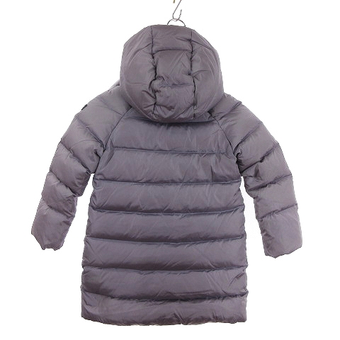 イルグッフォ IL GUFO ダウンジャケット フード リボン 無地 紫  