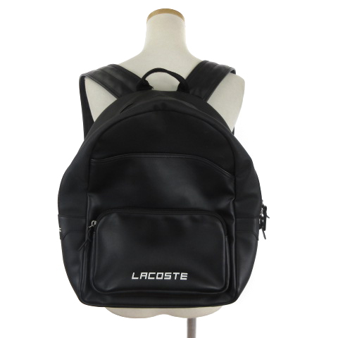 ラコステ LACOSTE SPORT リュックサック デイバッグ ロゴ 黒 ブラック