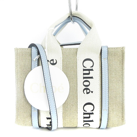未使用品 クロエ CHLOE タグ付き woody スモール ショルダーバッグ 