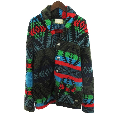 デニムアンドサプライラルフローレン ショールカラーカーディガン