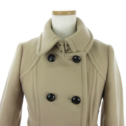 バーバリーブルーレーベル BURBERRY BLUE LABEL Pコート ミドル丈