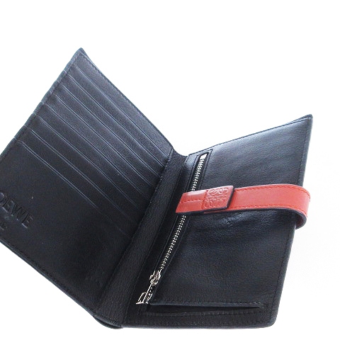 ロエベ LOEWE ミディアムバーティカルウォレット 二つ折り財布