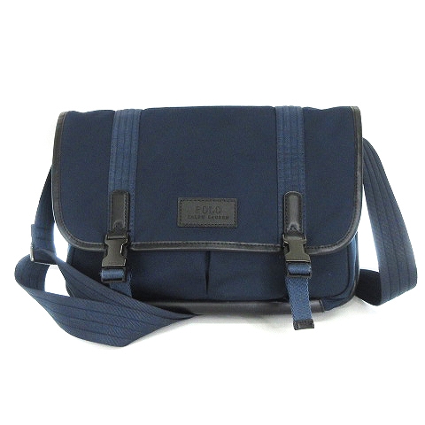ポロラルフローレン　メッセンジャーバッグ　ショルダーバッグ 中古・古着通販】POLO RALPH LAUREN (ポロ・ラルフローレン