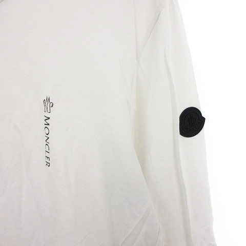 美品　モンクレール　MAGLIA T-SHRT M/LUNGA 長袖Tシャツ　白 美品 モンクレール MAGLIA T-SHRT M/LUNGA 長袖Tシャツ 白 楽天市場