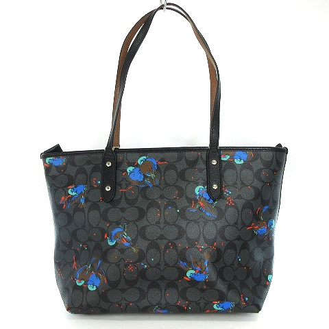 コーチ COACH 2点セット トートバッグ シグネチャー ワンショル レザー 