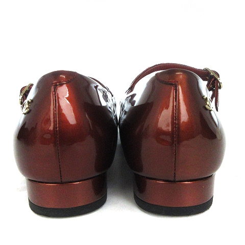 シャネルバーガンディー／ワインレッドパンプス36 未使用