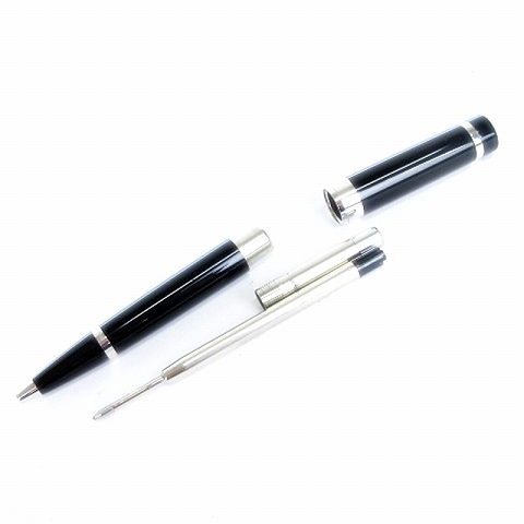 カルティエ Cartier パシャ ドゥ ボールペン ツイスト式 ロゴ 黒