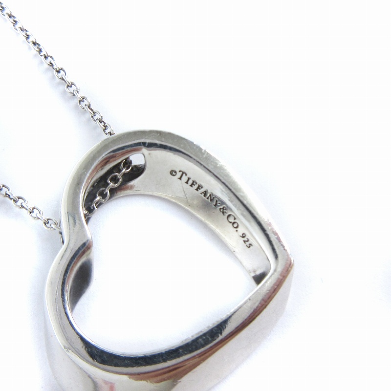 極美品 ティファニー TIFFANY&Co. オープンハート 925 ネックレス