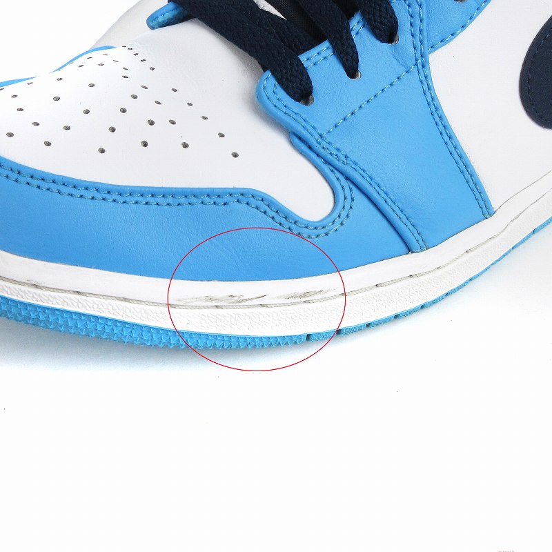 シューズ(男性用) NIKE AIR JORDAN 1 \"UNIVERSITY BLUE\" 27.0 NIKE ナイキ サイズ:27.0cm AIR JORDAN 1 RETRO HIGH OG