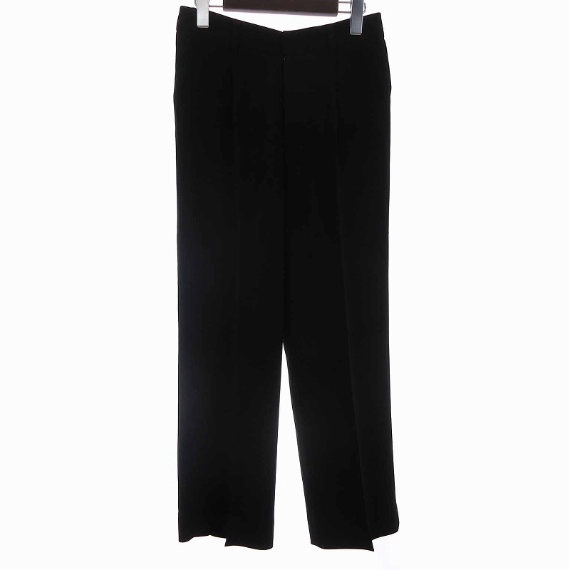 ヨシエイナバ yoshie inaba パンツ スラックス ロング B0363XP 黒  