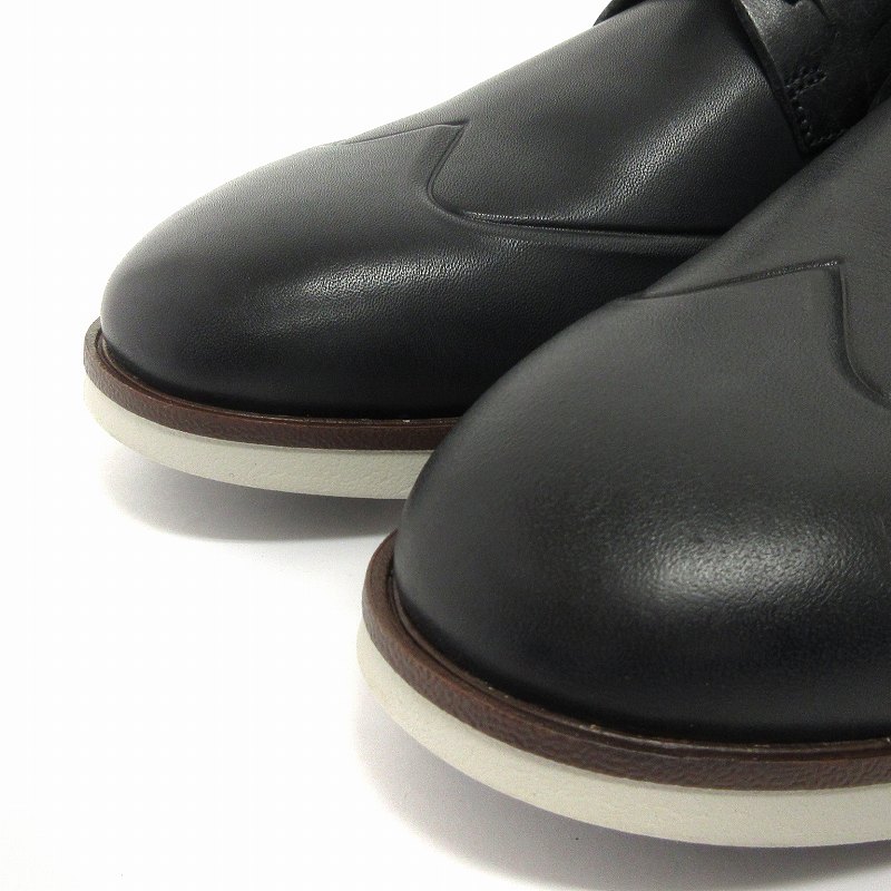 クラークス clarks TRIGENIC レザーシューズ スニーカー 21951 紺 