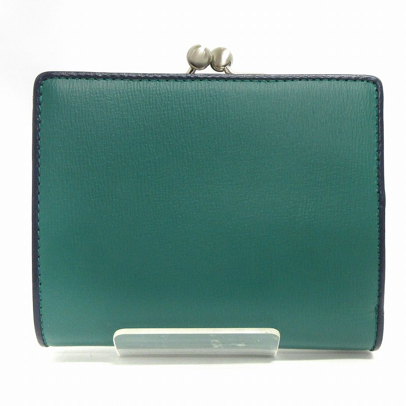 新品未使用】アニエスベー がま口 レザー 折財布