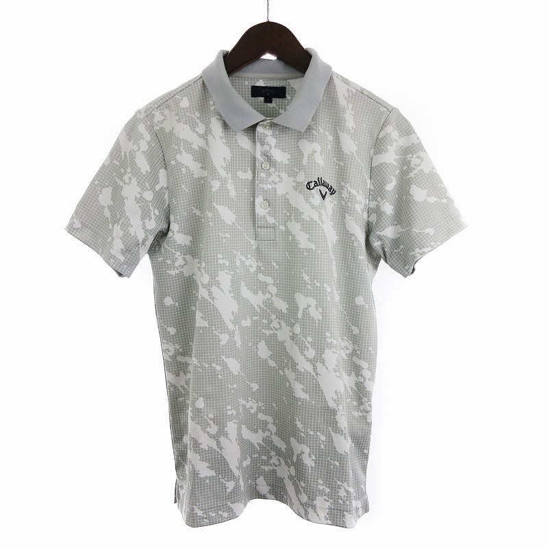キャロウェイ Callaway ポロシャツ ハーフボタン 半袖 ゴルフウェア キャロウェイ CALLAWAY ポロシャツ 半袖 ハーフボタン ゴルフ ウエア