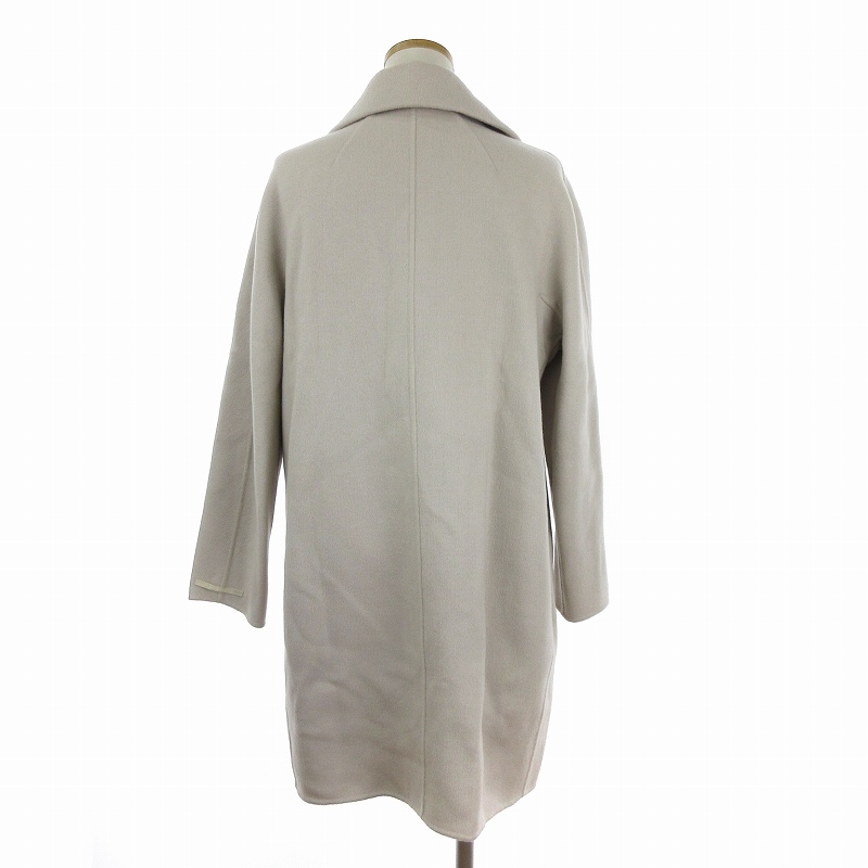 S Max Maraクチートアマーノcubeコート38 ビジューアタッチメント付 S MaxMara クチートアマーノ ウールコート グレー 38