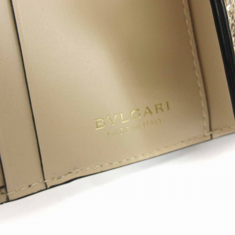 ブルガリ BVLGARI セルペンティ フォーエバー 三つ折り財布