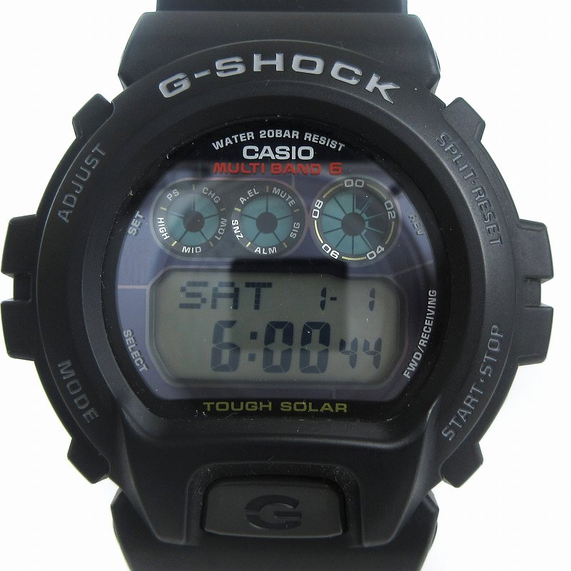 CASIO G-SHOCK GW-6900 メンズ デジタル腕時計 ブラック