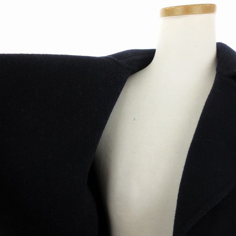 セオリー 22AW Luxe New Divide ウールカシミヤコート 黒 Theory☆22AW Luxe New Divide ウールカシミヤコート 黒