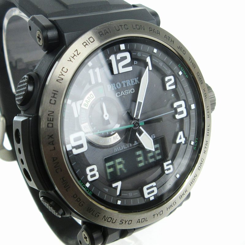 【楽天スーパーセール】 カシオ CASIO タフ 3針 アナデジ 腕時計 PROTREK プロトレック PRO TREK