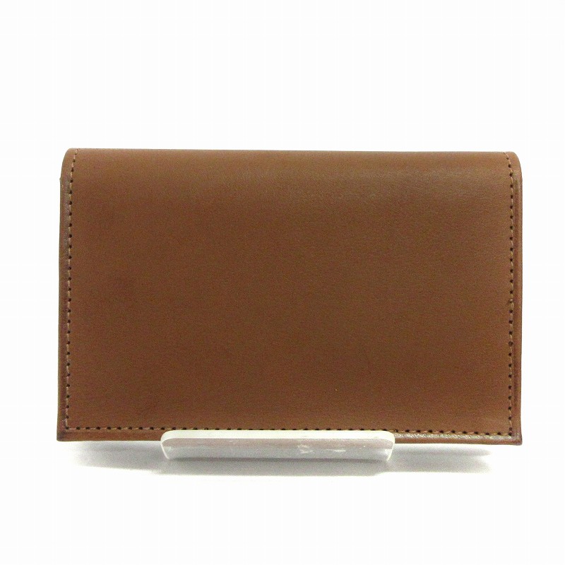 コーチ COACH 美品 カードケース 名刺入れ レザー 4506 茶