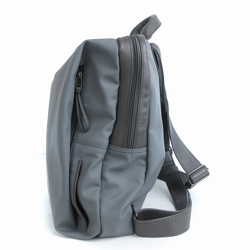 マザーハウス リュックサック バックパック グレー ブラインドサッカー