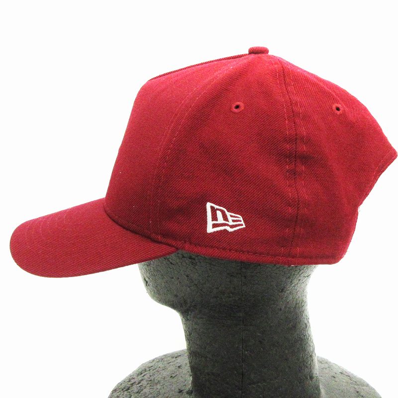 NYCロゴ 赤 ベースボールキャップ限定モデル ニューエラ NEW ERA キャップ 帽子 NYC ロゴ 刺しゅう レッド 赤