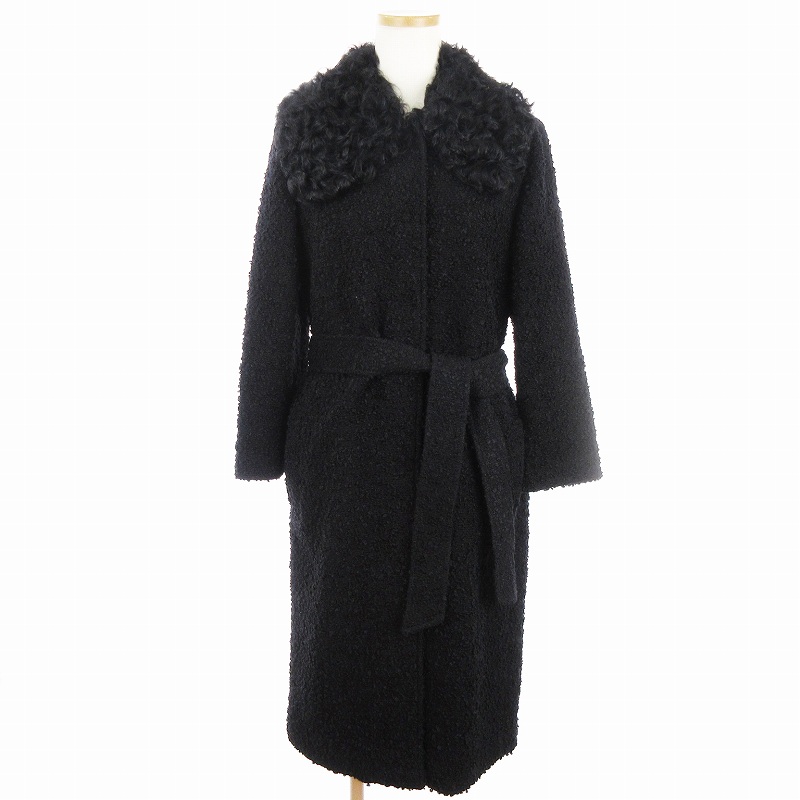 ドルチェ&ガッバーナ ドルガバ DOLCE&GABBANA ツイードコート ロング  