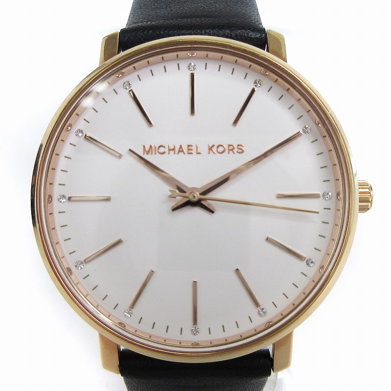 マイケルコース MICHAEL KORS 美品 PYPER 腕時計 アナログ クオーツ MK 