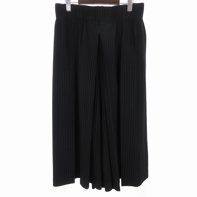 イッセイミヤケ ISSEY MIYAKE 美品 HOMME 22SS PLEATS BOTTOMS 1 袴 
