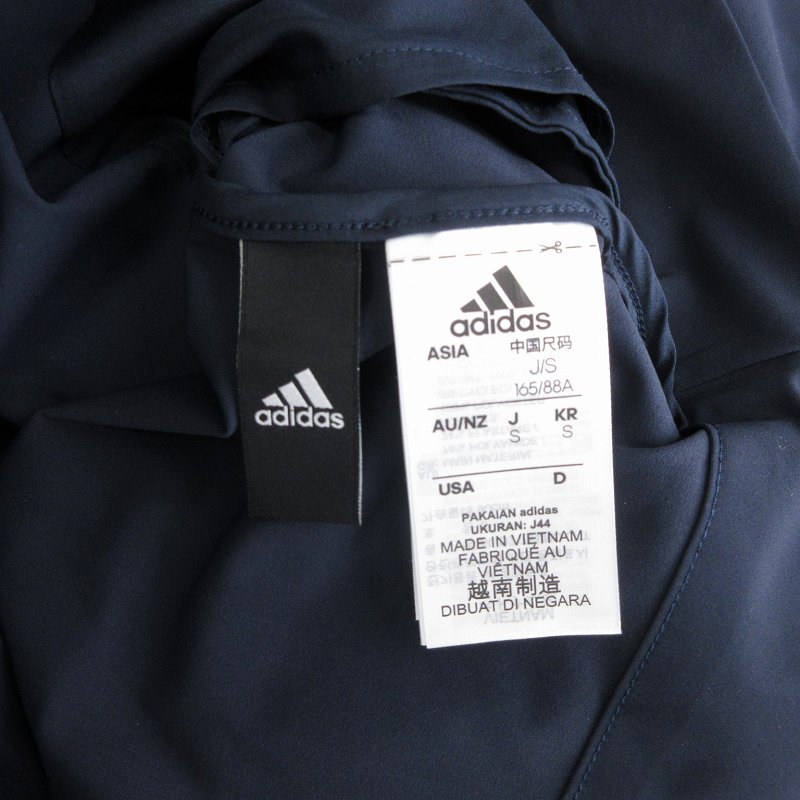 adidas 洗える テーラードジャケット 背抜き 近年モデル 希少サイズ 小さいサイズ ダブルクロステーラードジャケット 低身長さん
