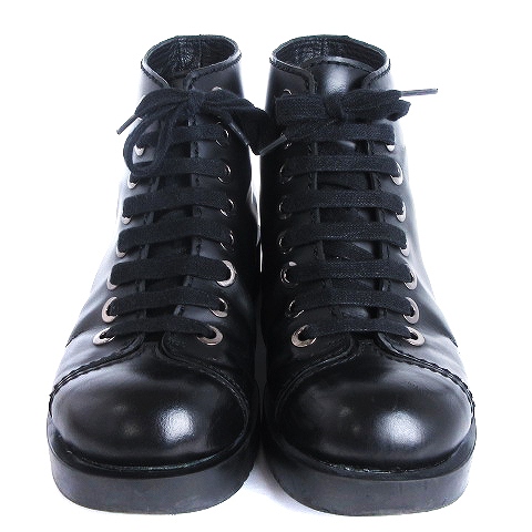 ジルサンダー JIL SANDER ショートブーツ シューズ 靴 8ホール レザー