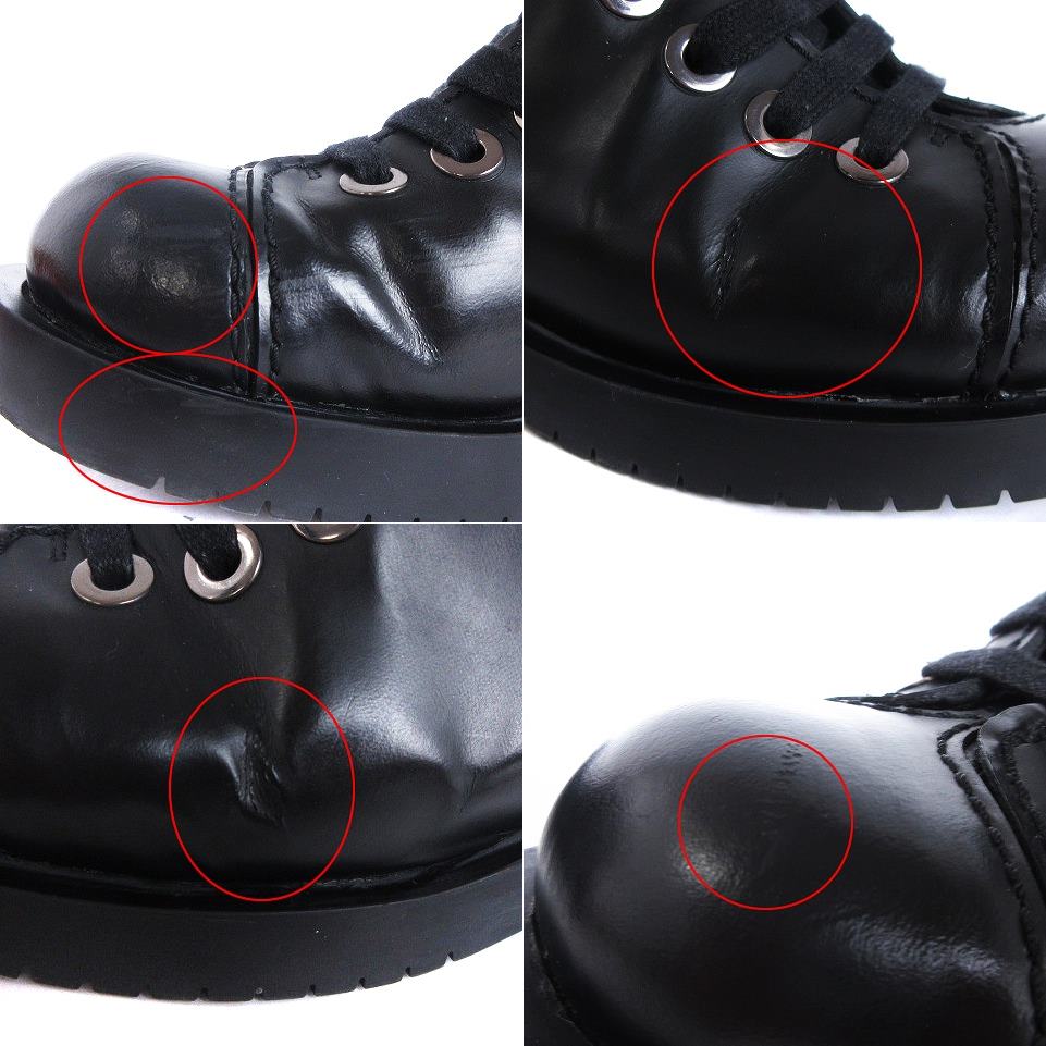 ジルサンダー JIL SANDER ショートブーツ シューズ 靴 8ホール レザー