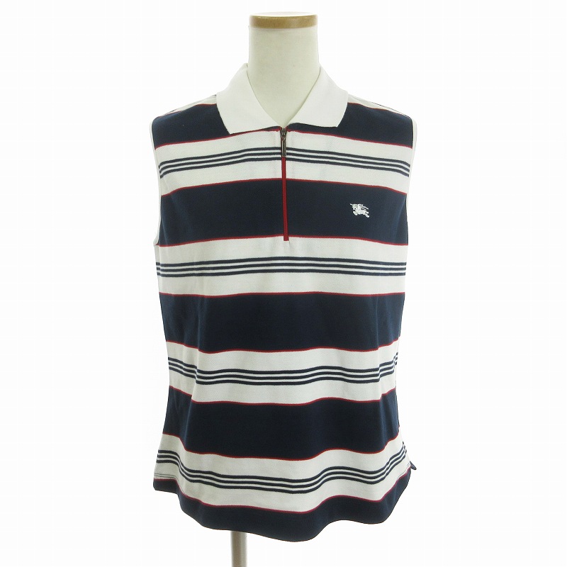 BURBERRY LONDON ノースリーブ ポロシャツ レディース BURBERRY LONDON ノースリーブ ポロシャツ レディース BURBERRY