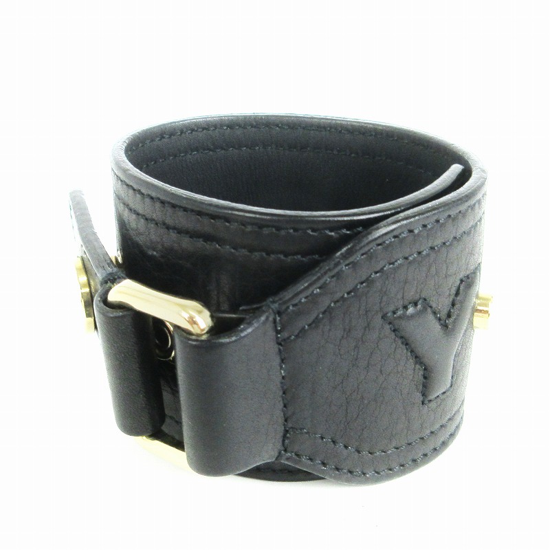 イヴ・サンローラン ブレスレット 黒（SAINT LAURENT - イヴサン  