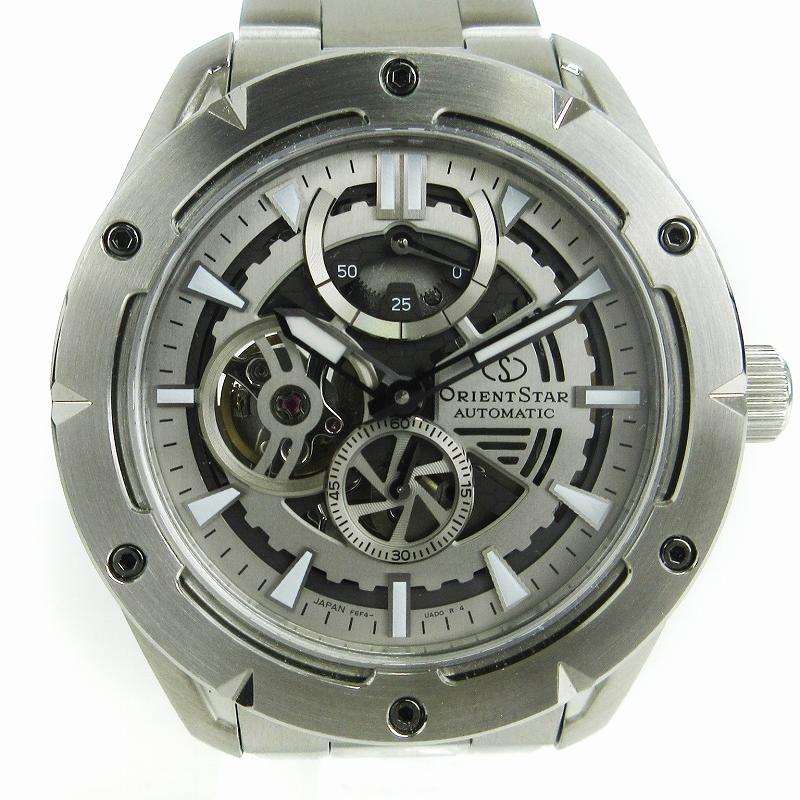 【美品】ORIENT STAR F6F4-UAF0 RK-AV0A02S オリエントスター アバンギャルドスケルトン RK-AV0A02S