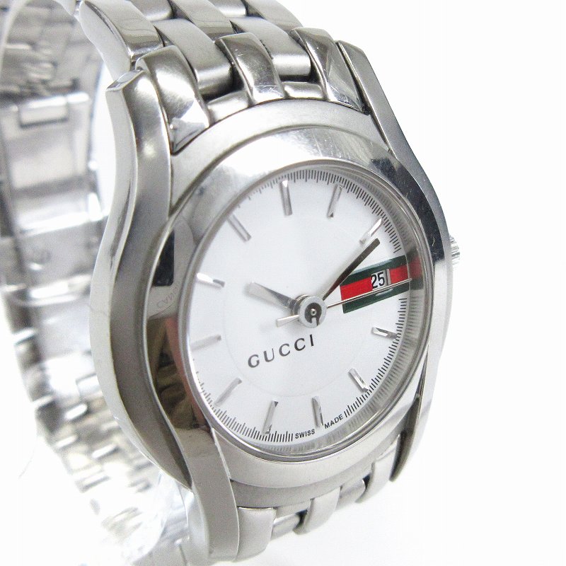 グッチ GUCCI シェリーライン 腕時計 アナログ クオーツ デイト 5500L 