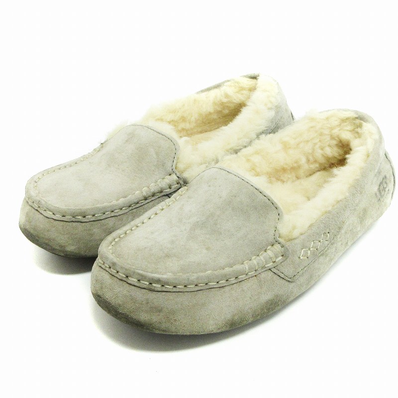 アグ UGG ANSLEY アンスレー ムートン モカシン シューズ スリッポン 