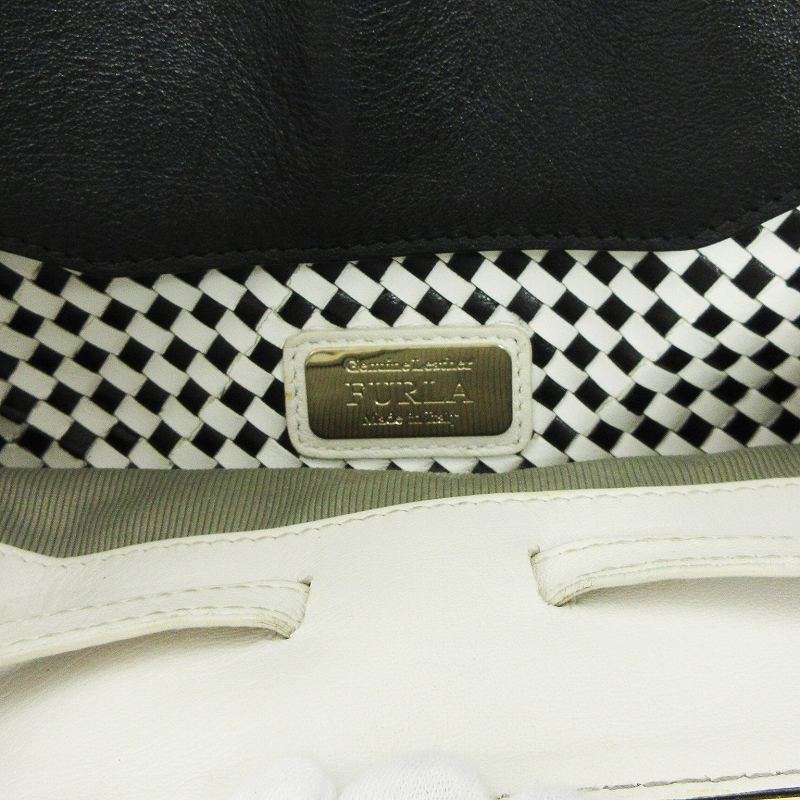 フルラ FURLA ハンドバッグ トート カバン スエード 切り替え フルラ FURLA ハンドバッグ トート カバン スエード 切り替え