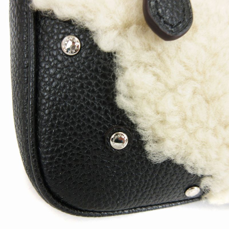 コーチ COACH スモールライダー ポシェット ボア レザー ショルダー 