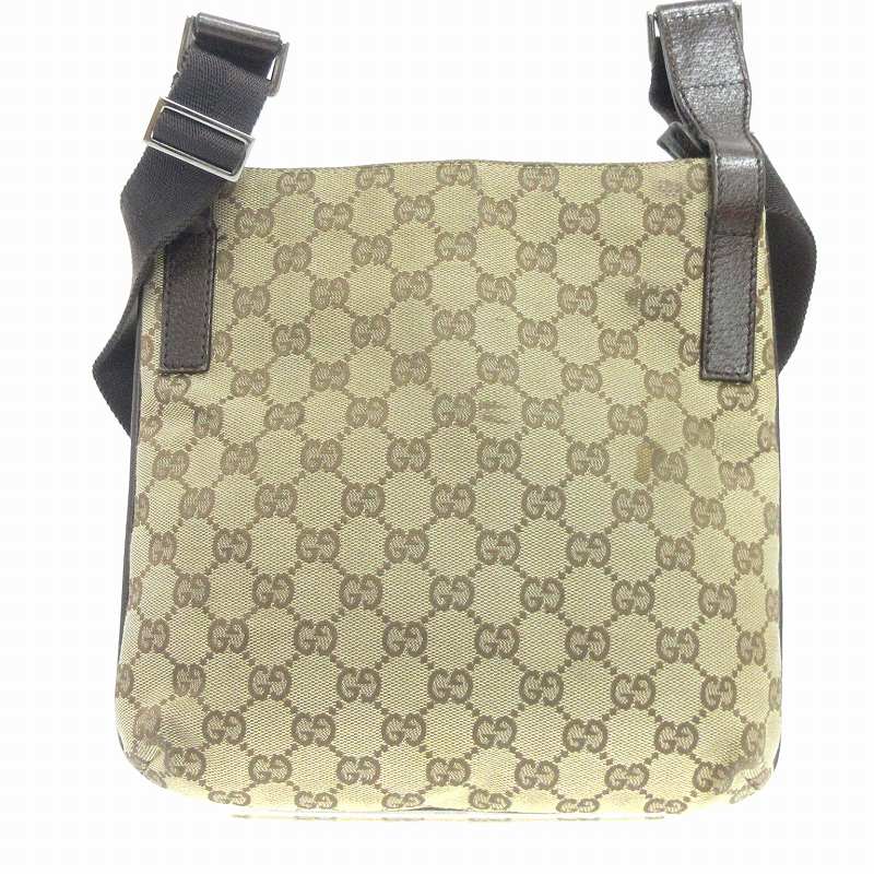 グッチ GUCCI ショルダーバッグ GGキャンバス スクエア 斜め掛け 