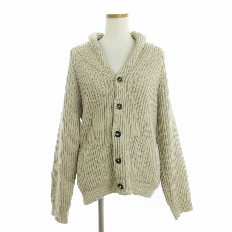 新品タグ付き マーガレットハウエル ショールカラーカーディガン