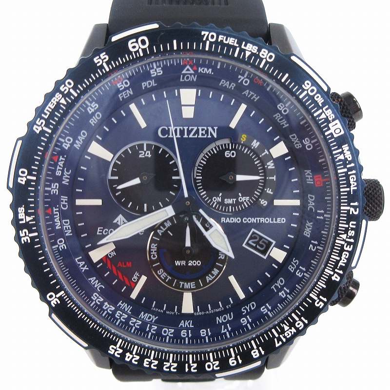 シチズン CITIZEN 美品 プロマスター SKYシリーズ ダイレクトフライト 