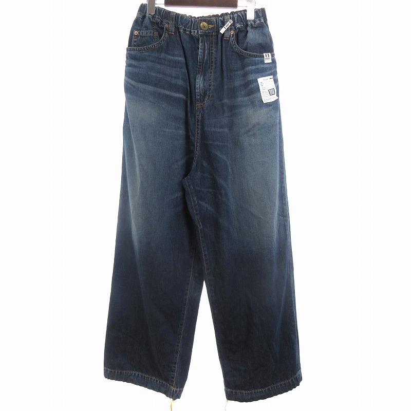 ミハラヤスヒロ MIHARA YASUHIRO 24SS ライトデニムワイドパンツ Light 