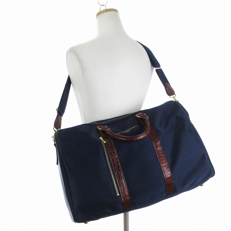 美品 ピエールバルマン パリス PIERRE BALMAIN PARIS ボストンバッグ