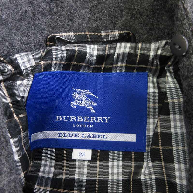 BURBERRY BLUELABEL レディス ウールコート ネイビー BURBERRY BLUELABEL レディス ウールコート ネイビー 2025年最新
