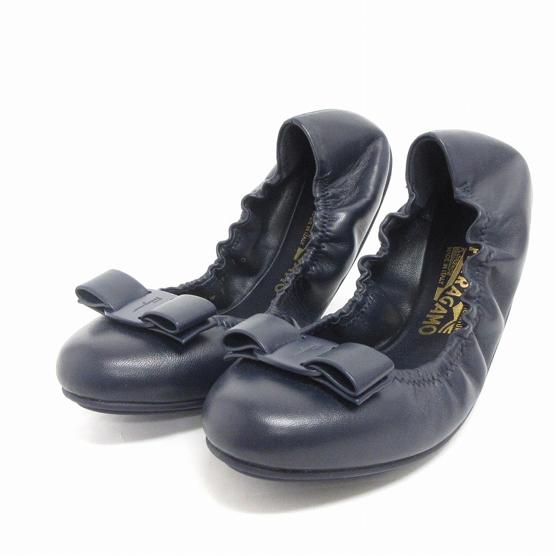 サルヴァトーレフェラガモ Salvatore Ferragamo 美品 LIZINKA バレエ 
