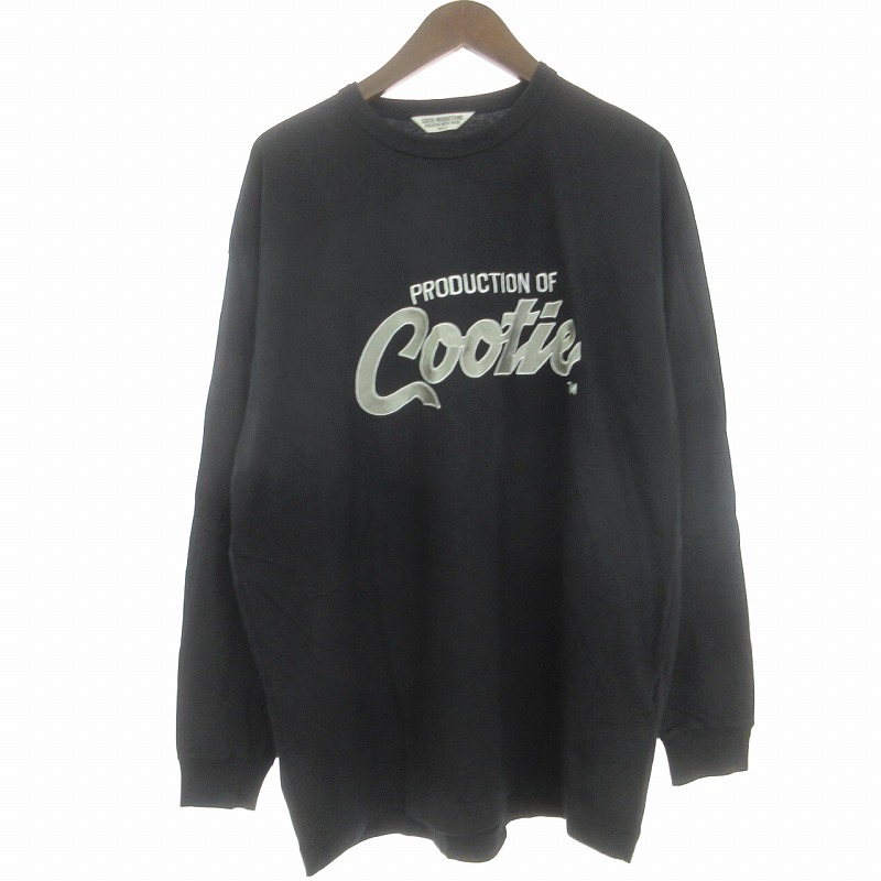 クーティー COOTIE 23SS EMBROIDERY OVERSIZED L/S TEE ロンT Tシャツ 