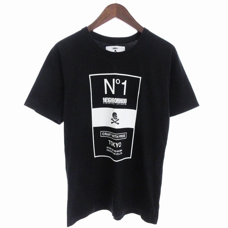 ネイバーフッド NEIGHBORHOOD Tシャツ 半袖 ロゴ スカル プリント  